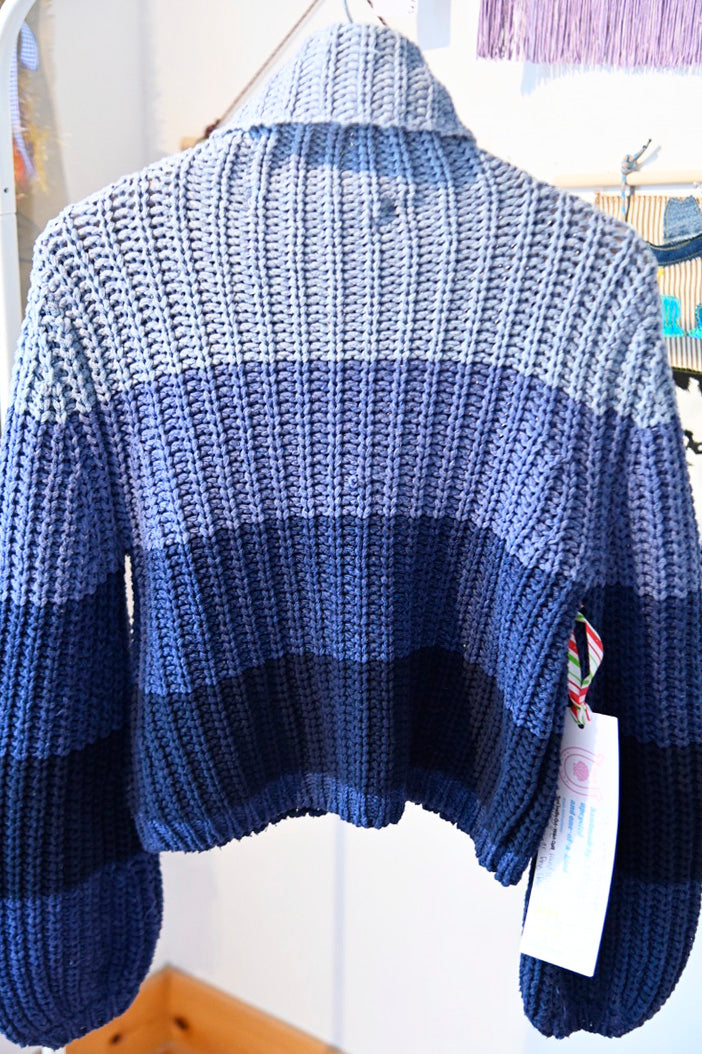 Ski Sweater Blue Stripe