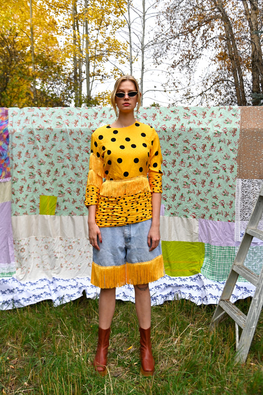 Fringe Dot Party Top/Dress