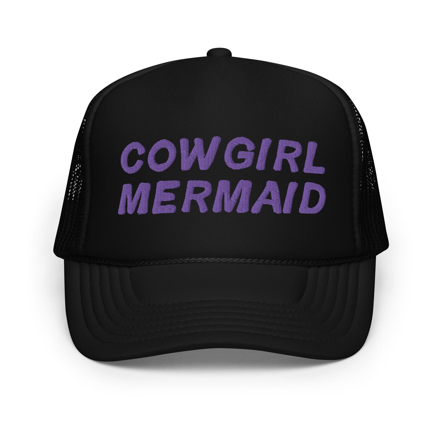 Cowgirl Mermaid Foam trucker hat