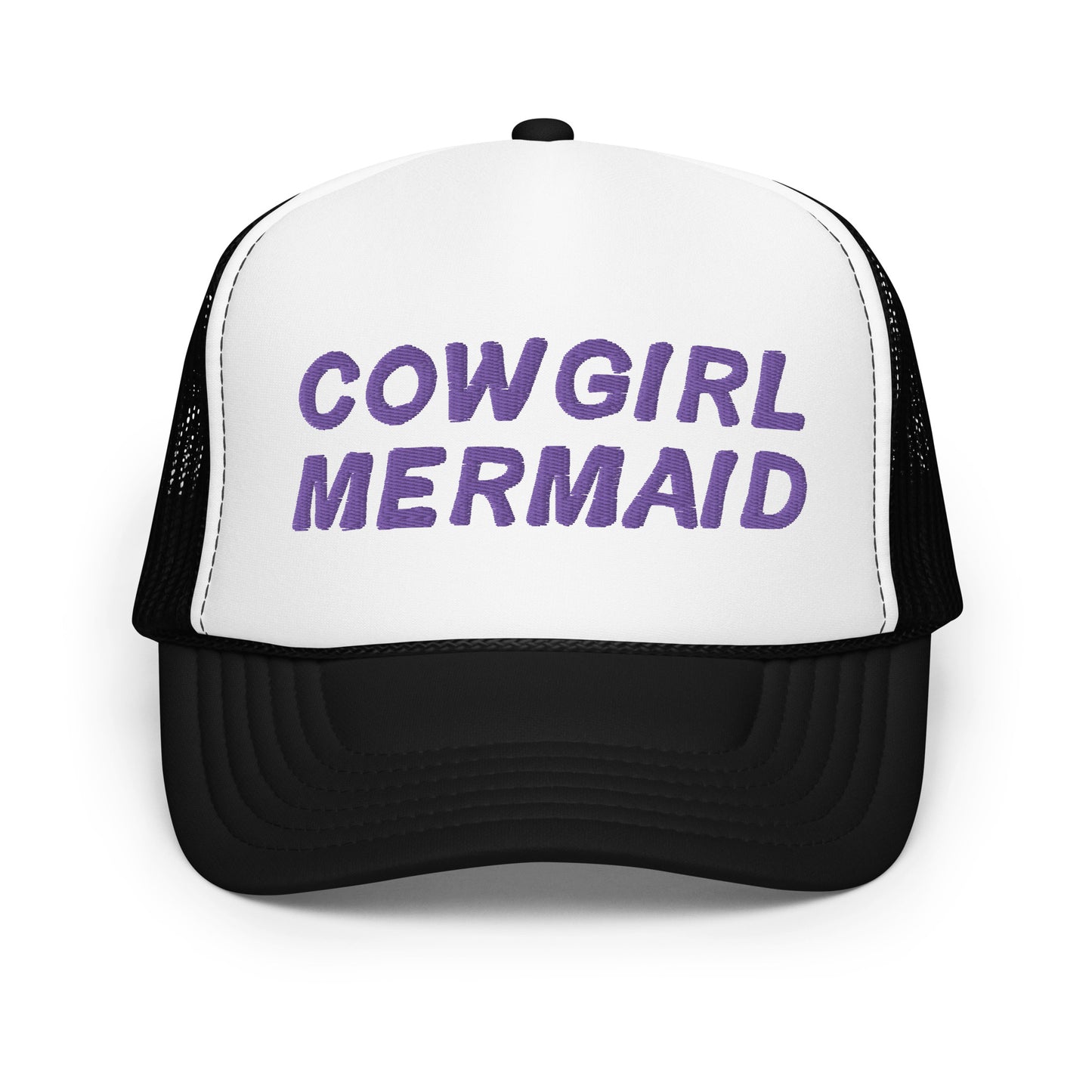 Cowgirl Mermaid Foam trucker hat