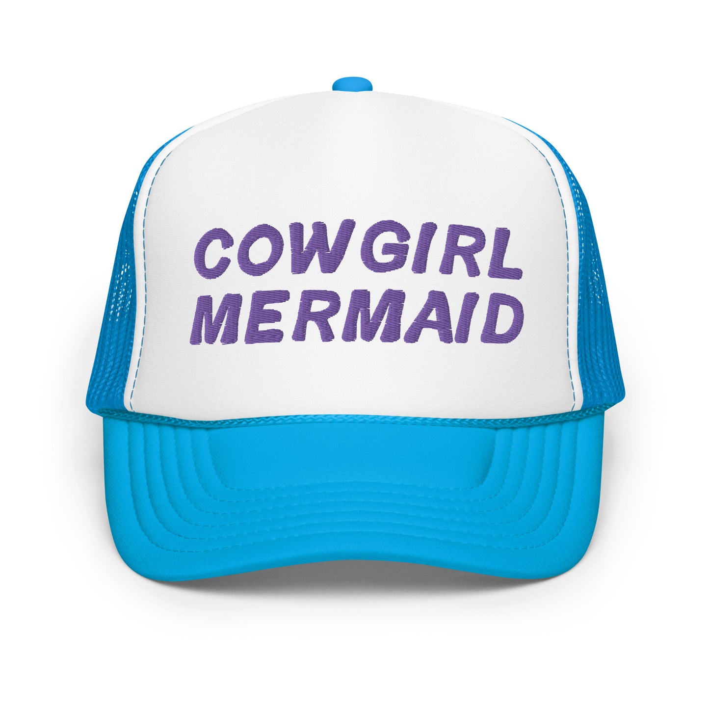 Cowgirl Mermaid Foam trucker hat