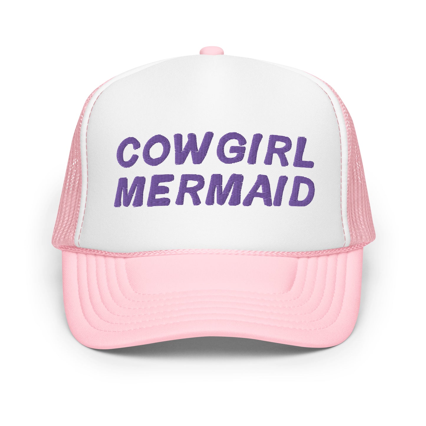 Cowgirl Mermaid Foam trucker hat