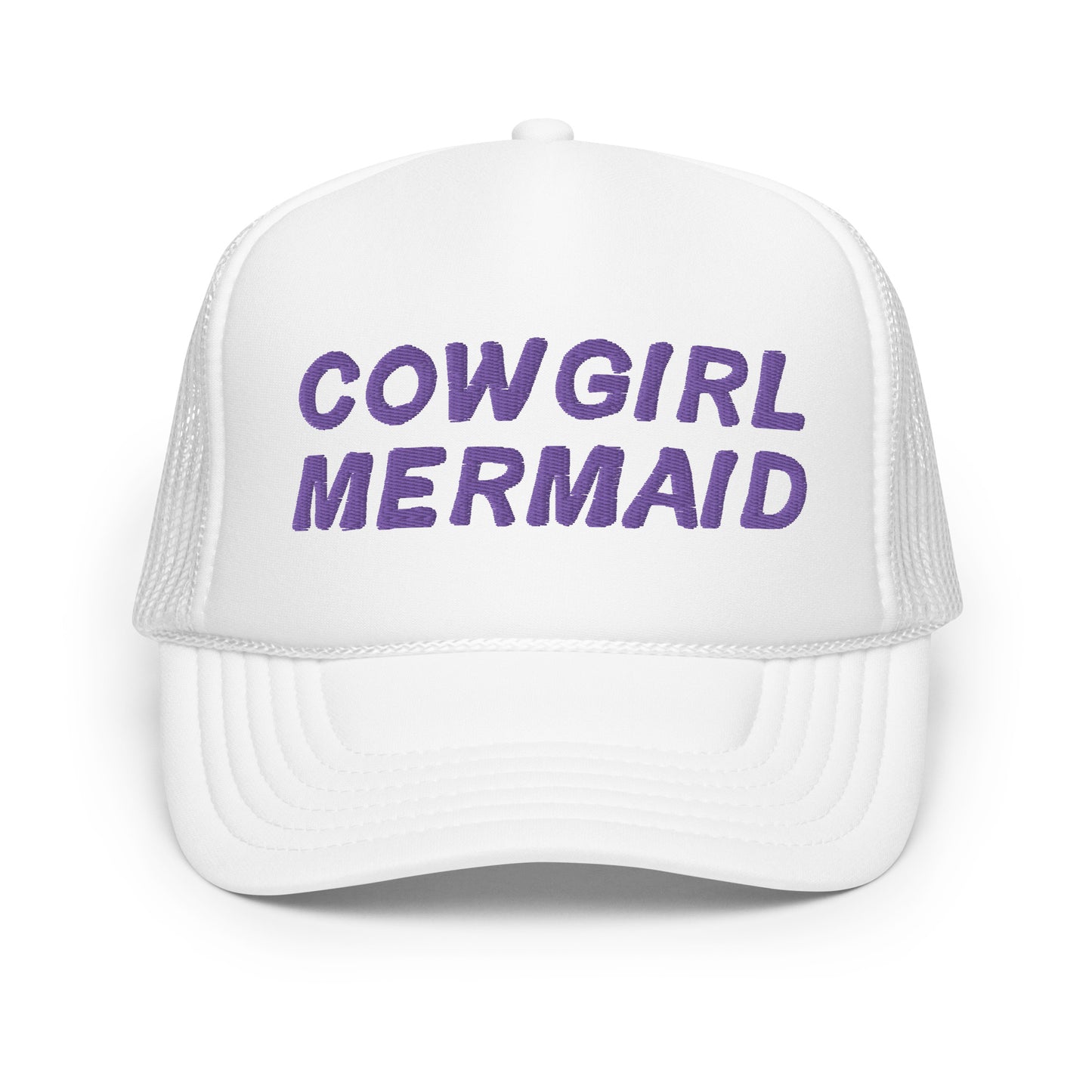 Cowgirl Mermaid Foam trucker hat