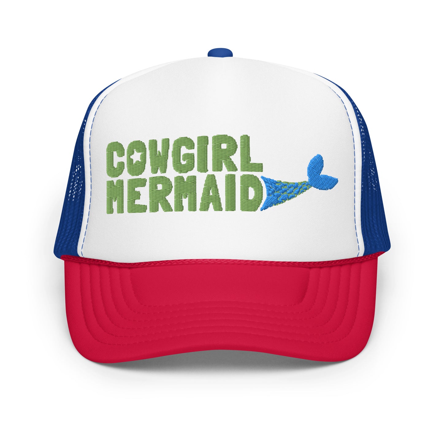 Cowgirl Mermaid Foam trucker hat