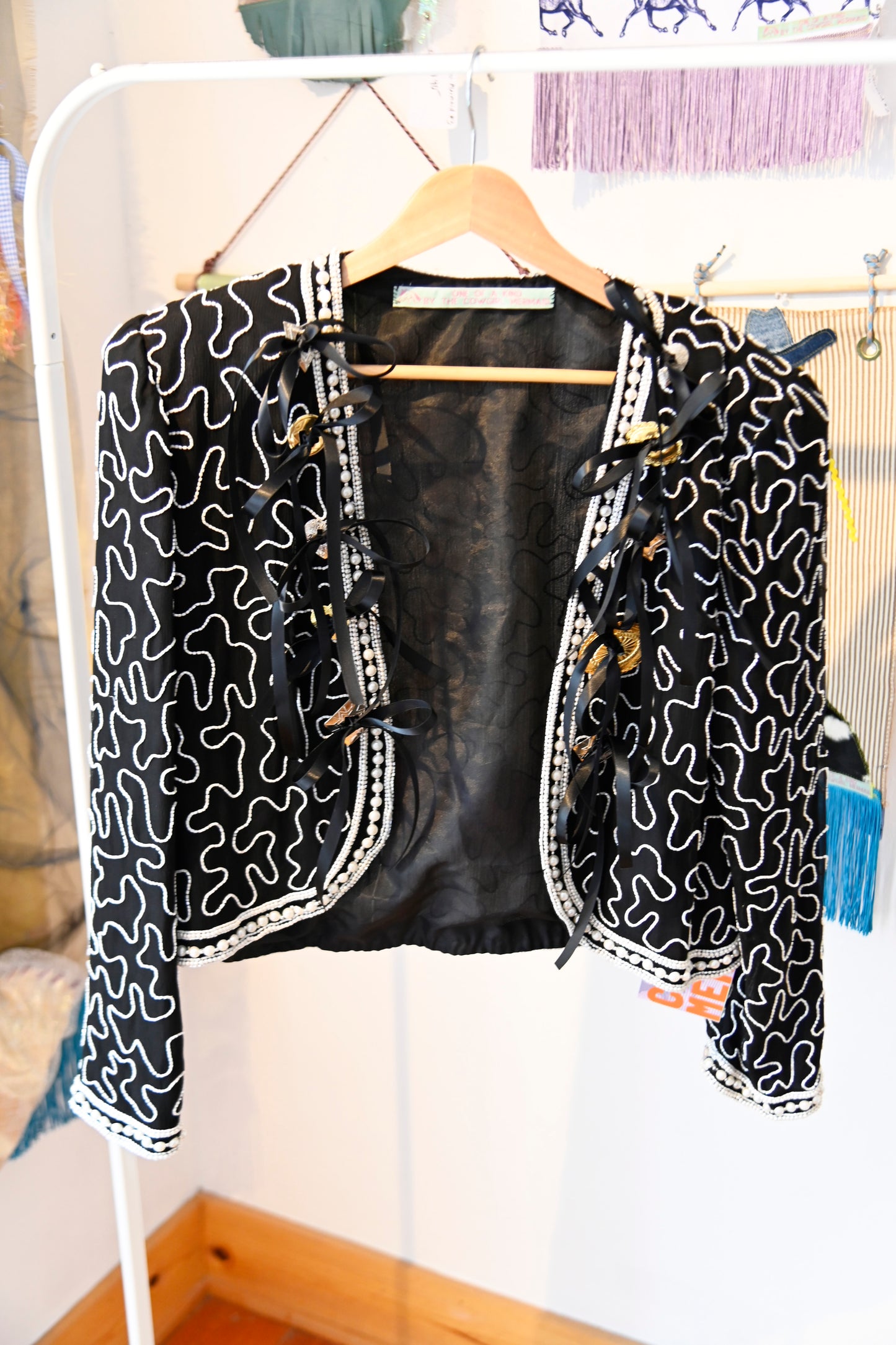 Concho Bow Silk Jacket