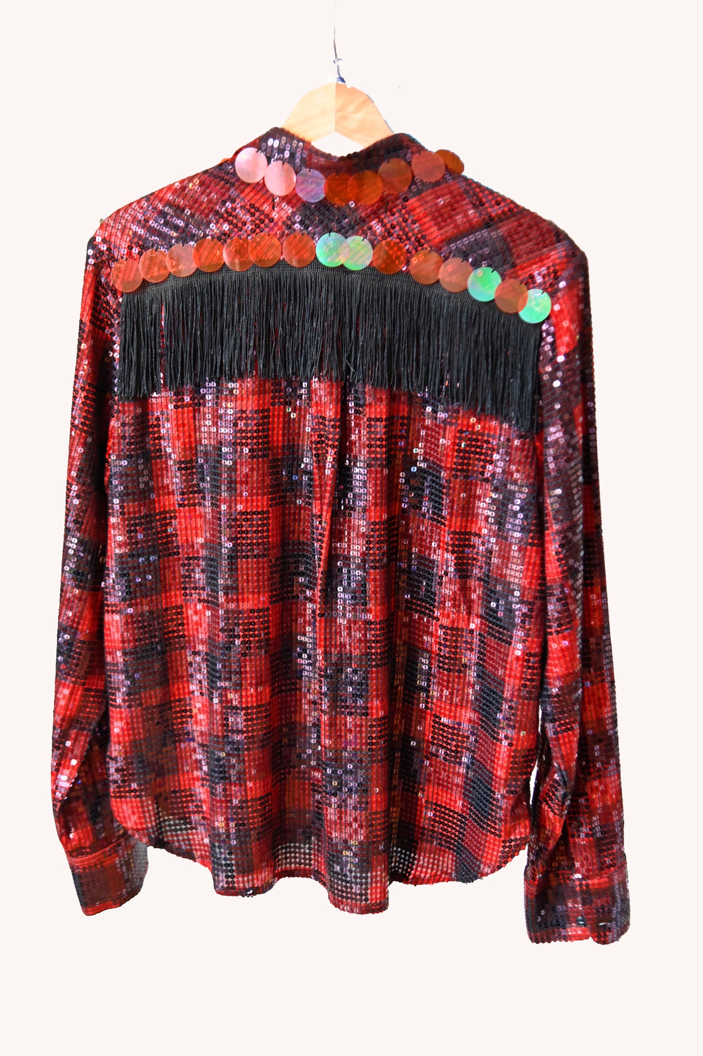 Sequin Fringe Shirt