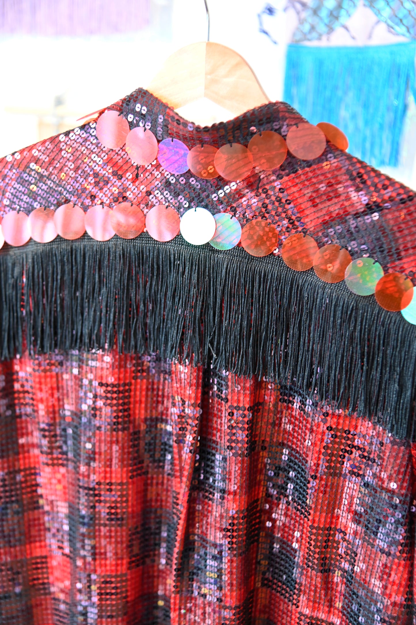 Sequin Fringe Shirt