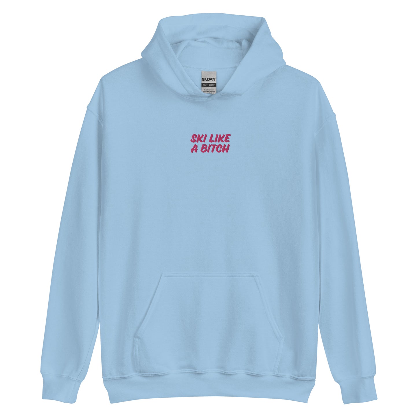 Ski Like a Bitch Embroidered Hoodie