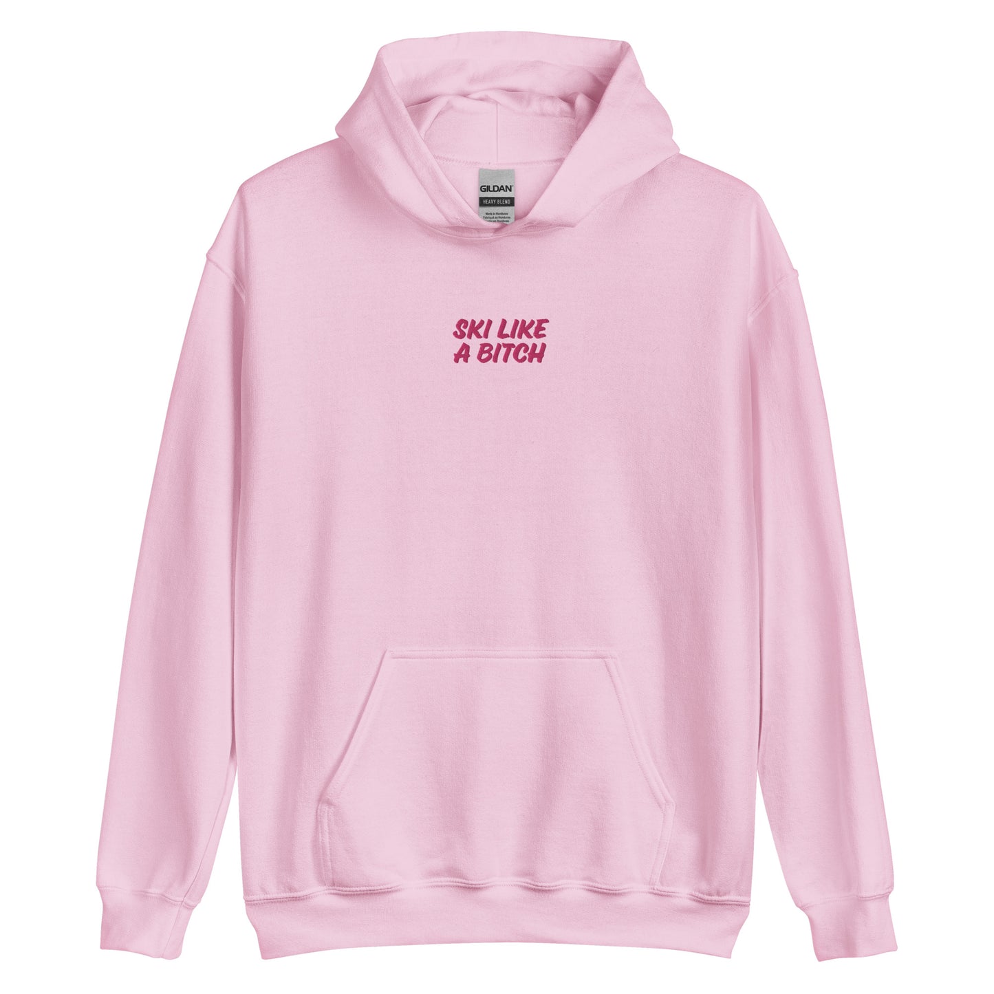 Ski Like a Bitch Embroidered Hoodie