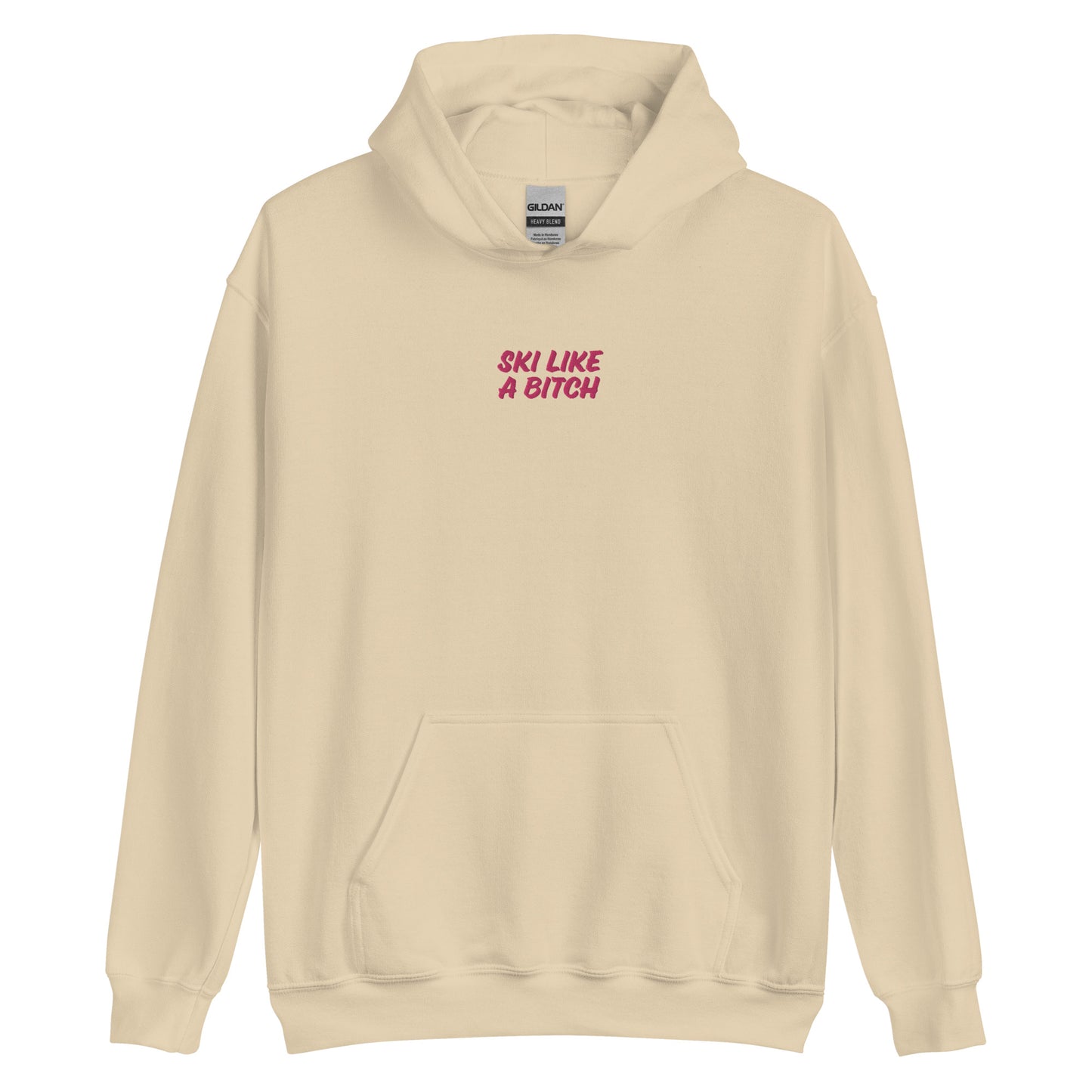 Ski Like a Bitch Embroidered Hoodie