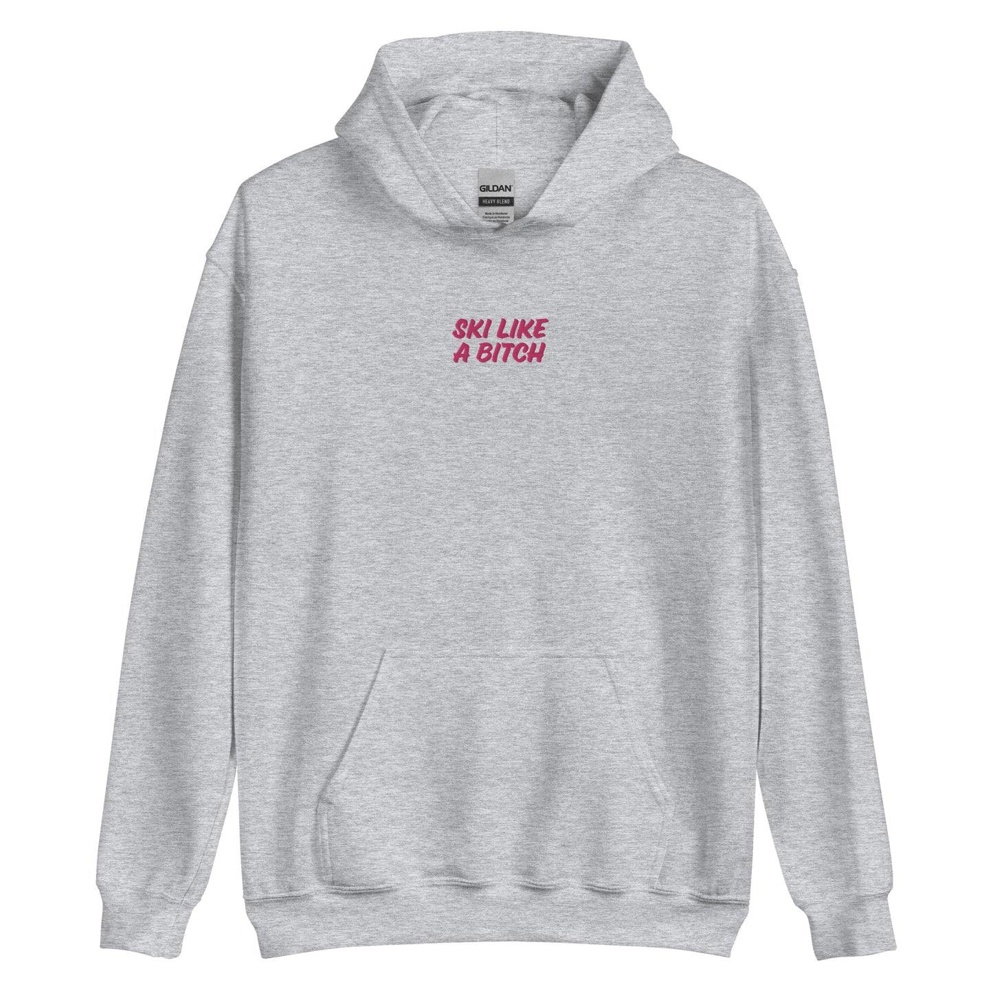 Ski Like a Bitch Embroidered Hoodie