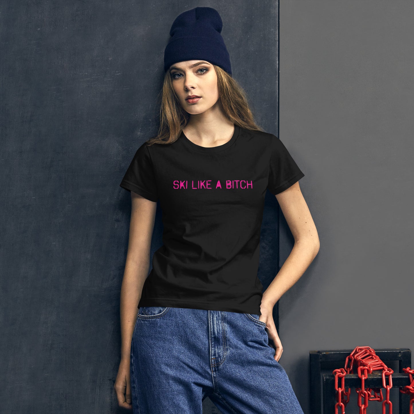 Ski like a Bitch short sleeve t-shirt