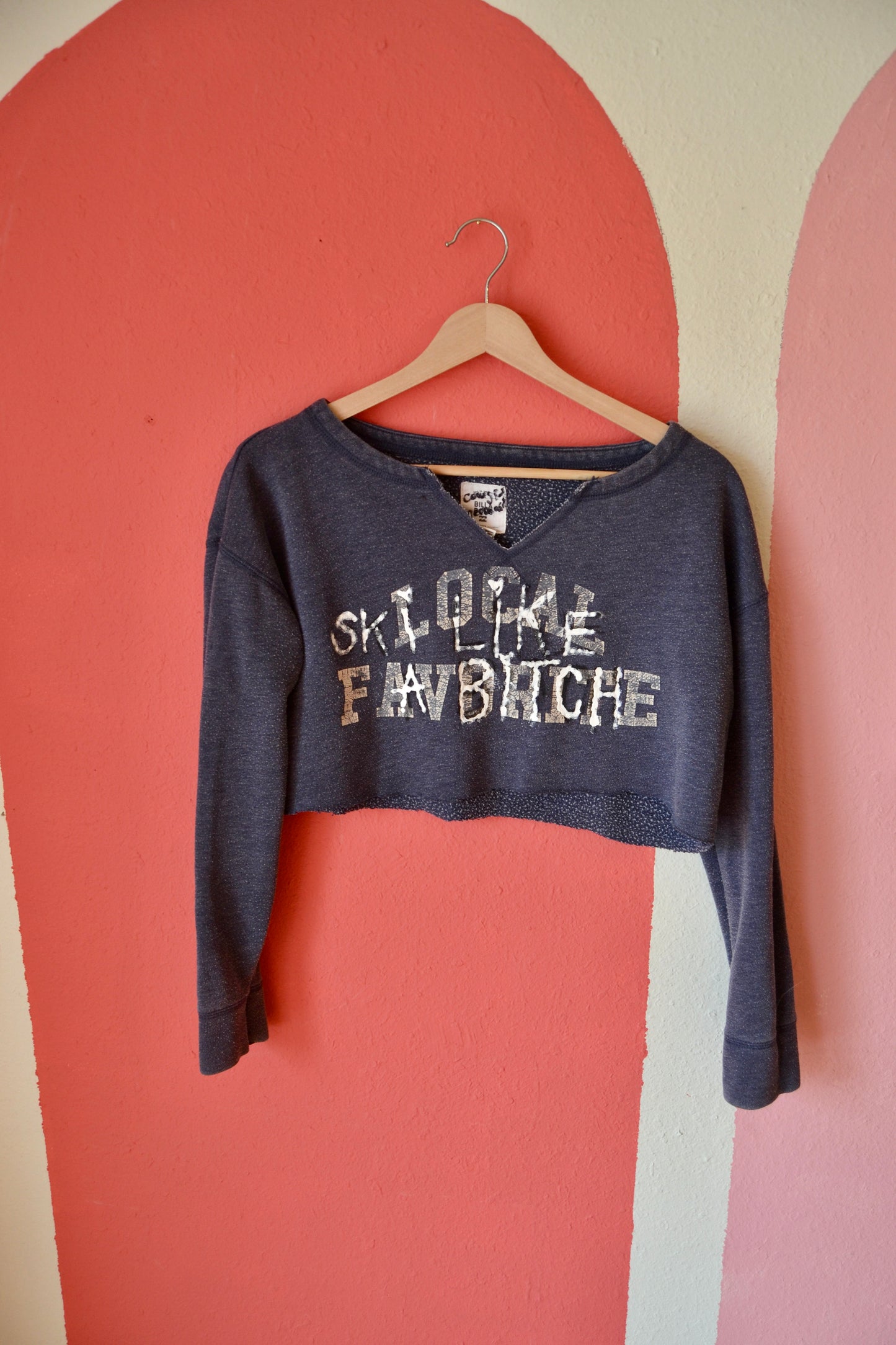 Ski B*tch Crop Sweatshirt