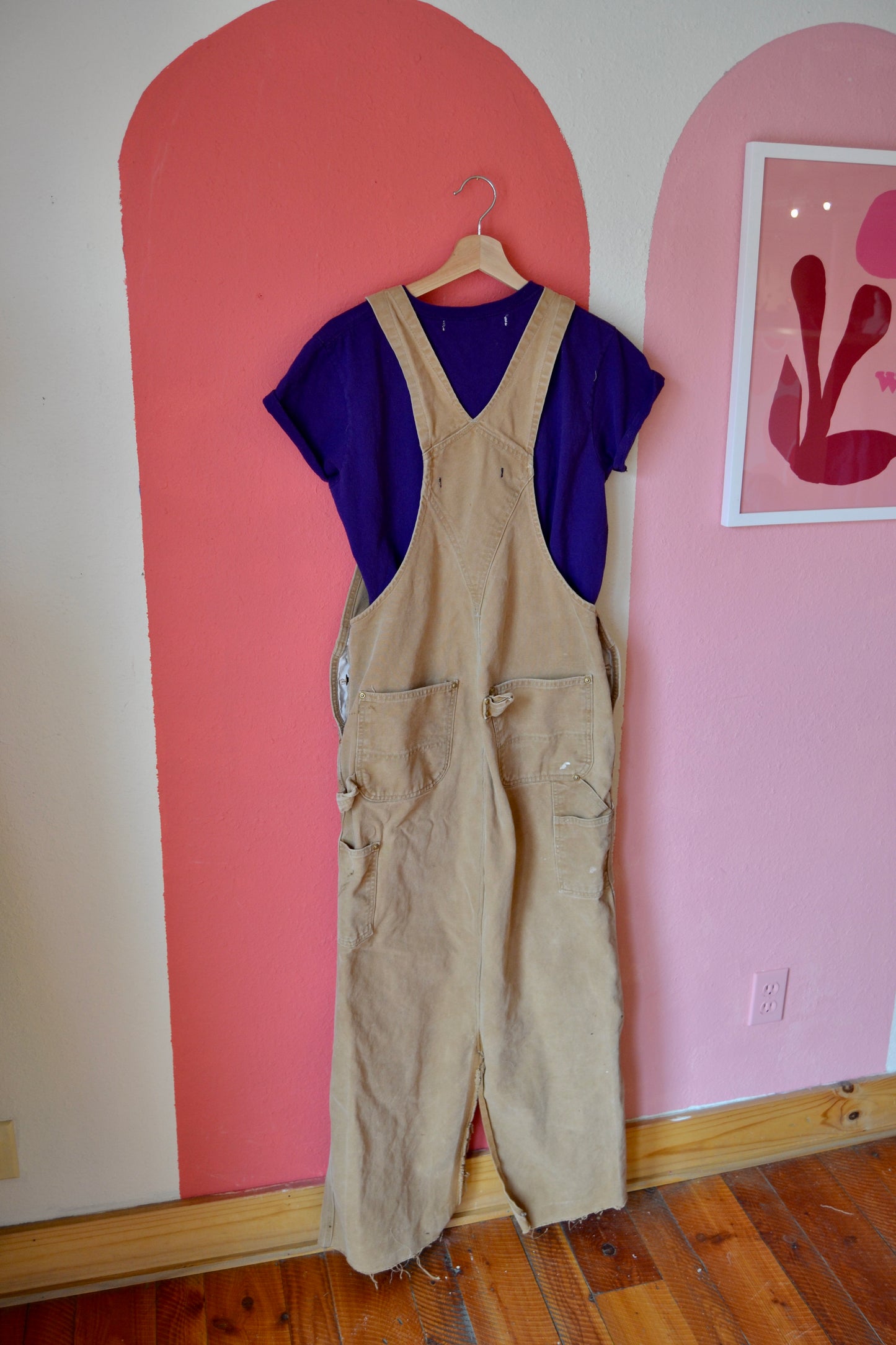 Workwear Overall Maxi Dress