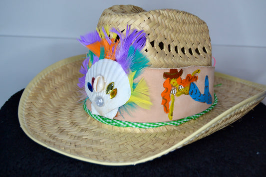 Cowgirl Mermaid Vaca Hat