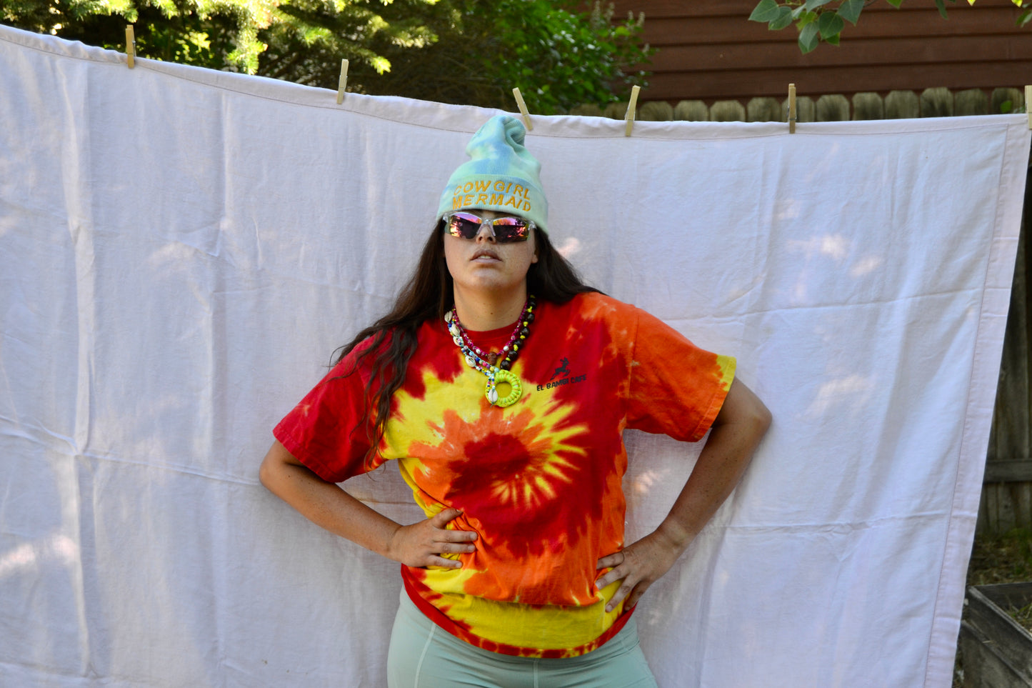 Tie-dye beanie