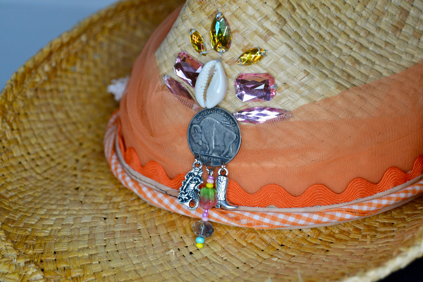 Cowgirl Mermaid Vaca Hat
