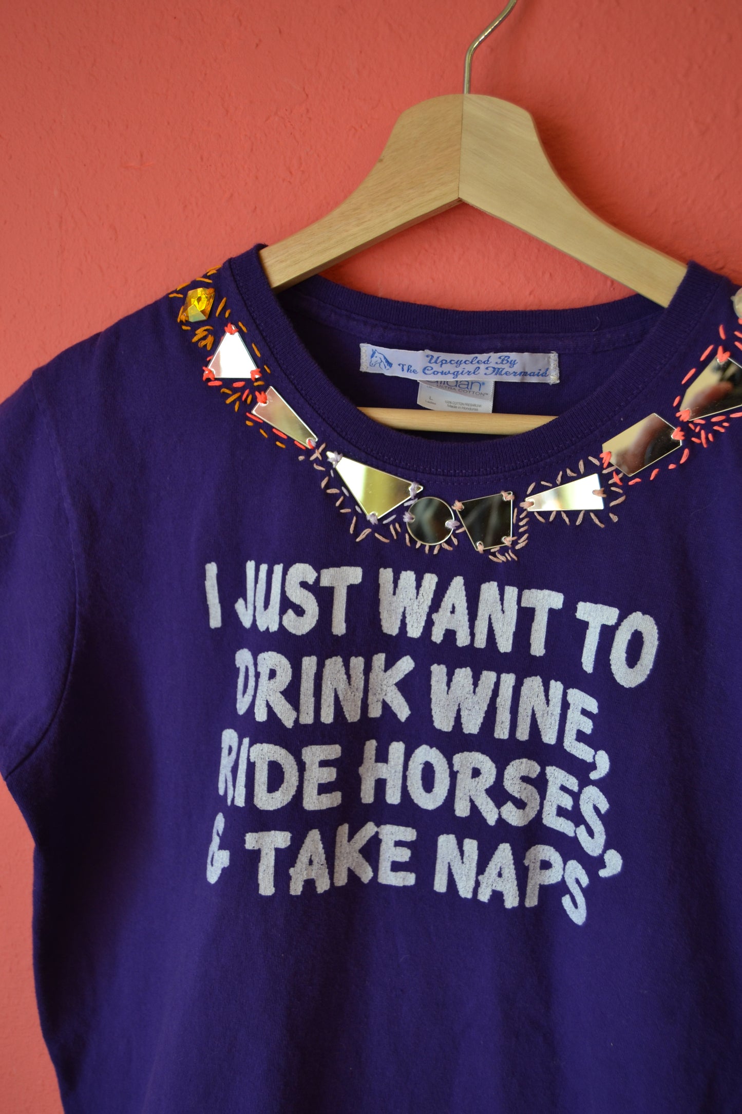 Horse Gurl Necklace Tee