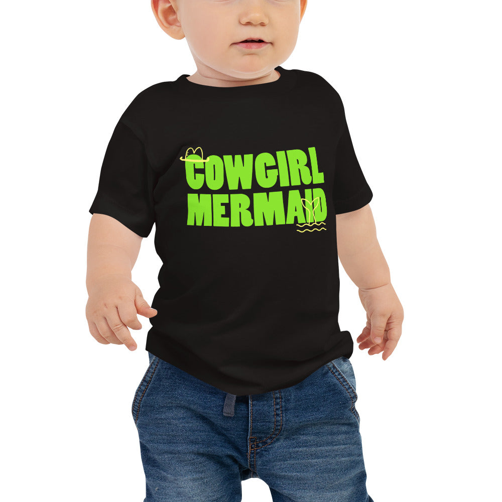 Cowgirl Mermaid Baby Jersey Short Sleeve Tee