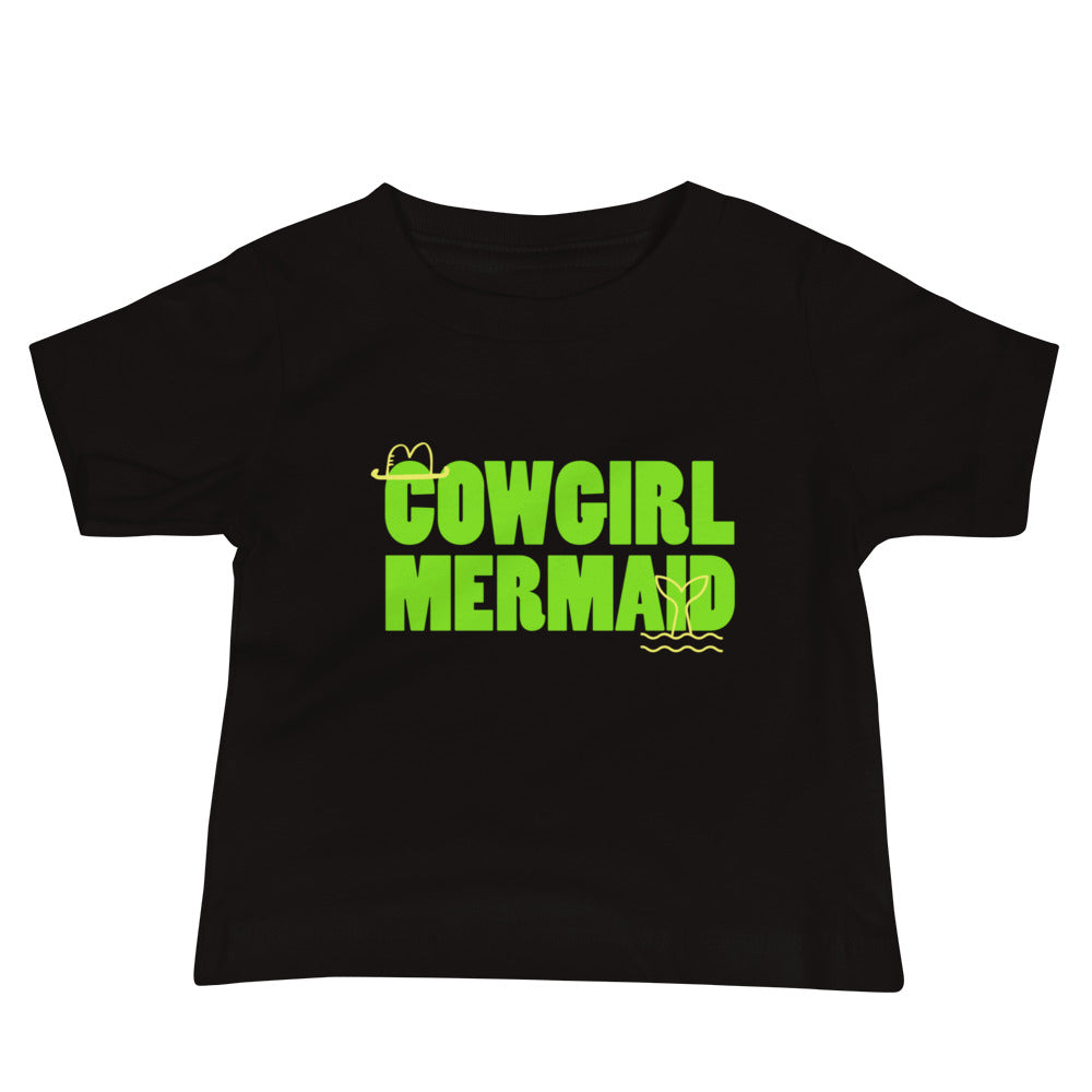 Cowgirl Mermaid Baby Jersey Short Sleeve Tee