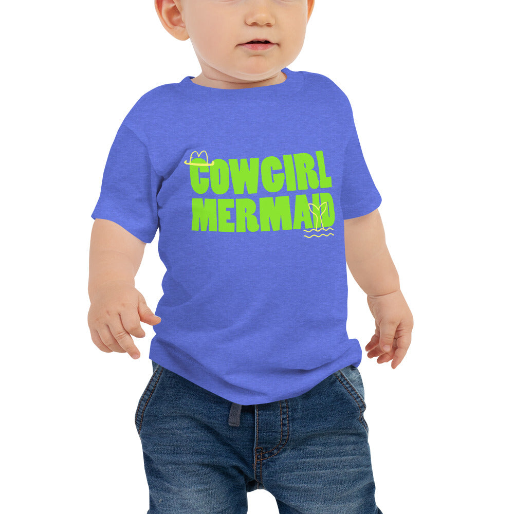 Cowgirl Mermaid Baby Jersey Short Sleeve Tee