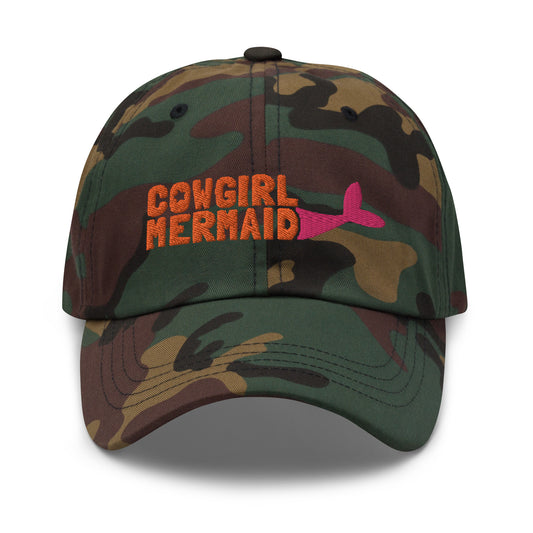 Cowgirl Mermaid Dad hat