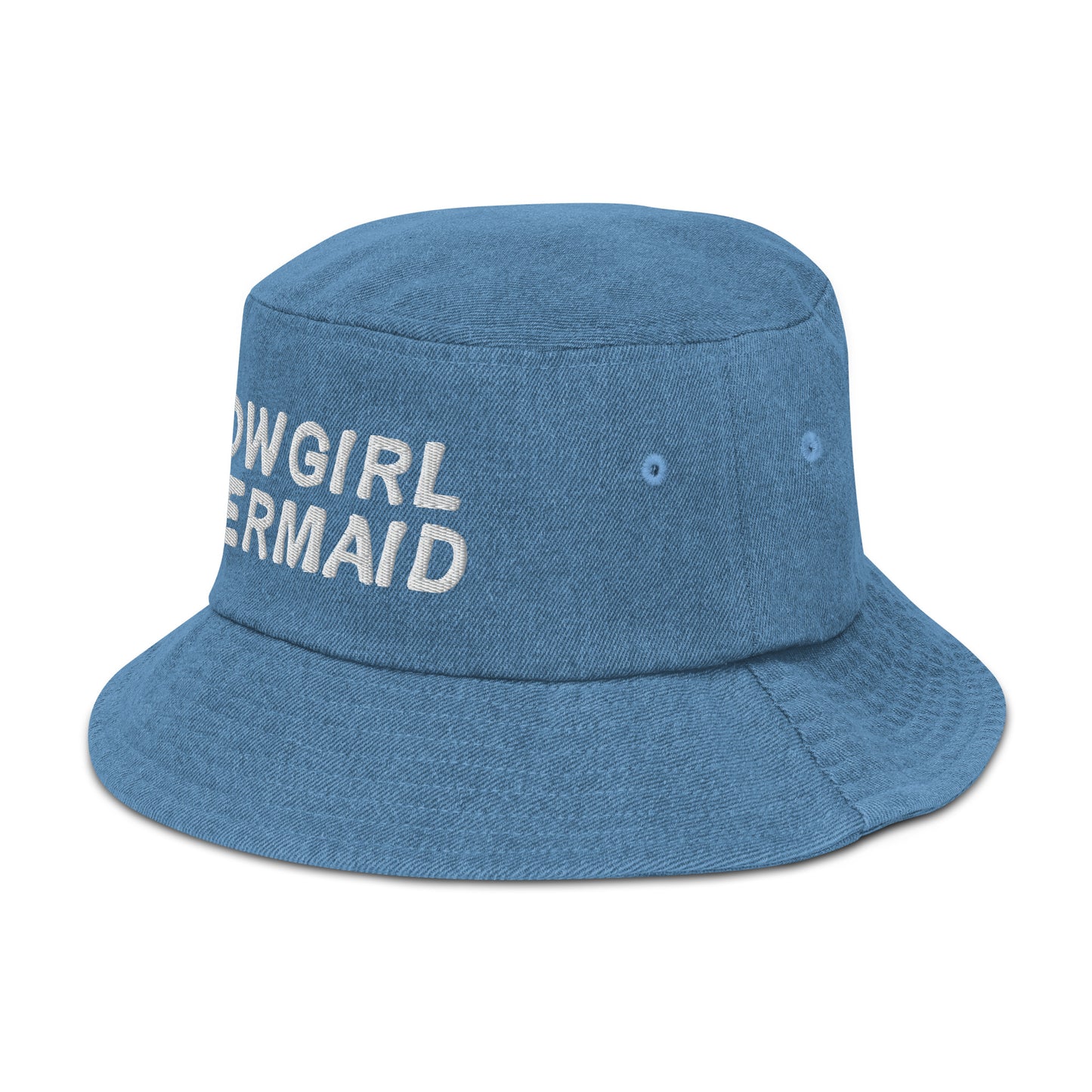 Denim bucket hat