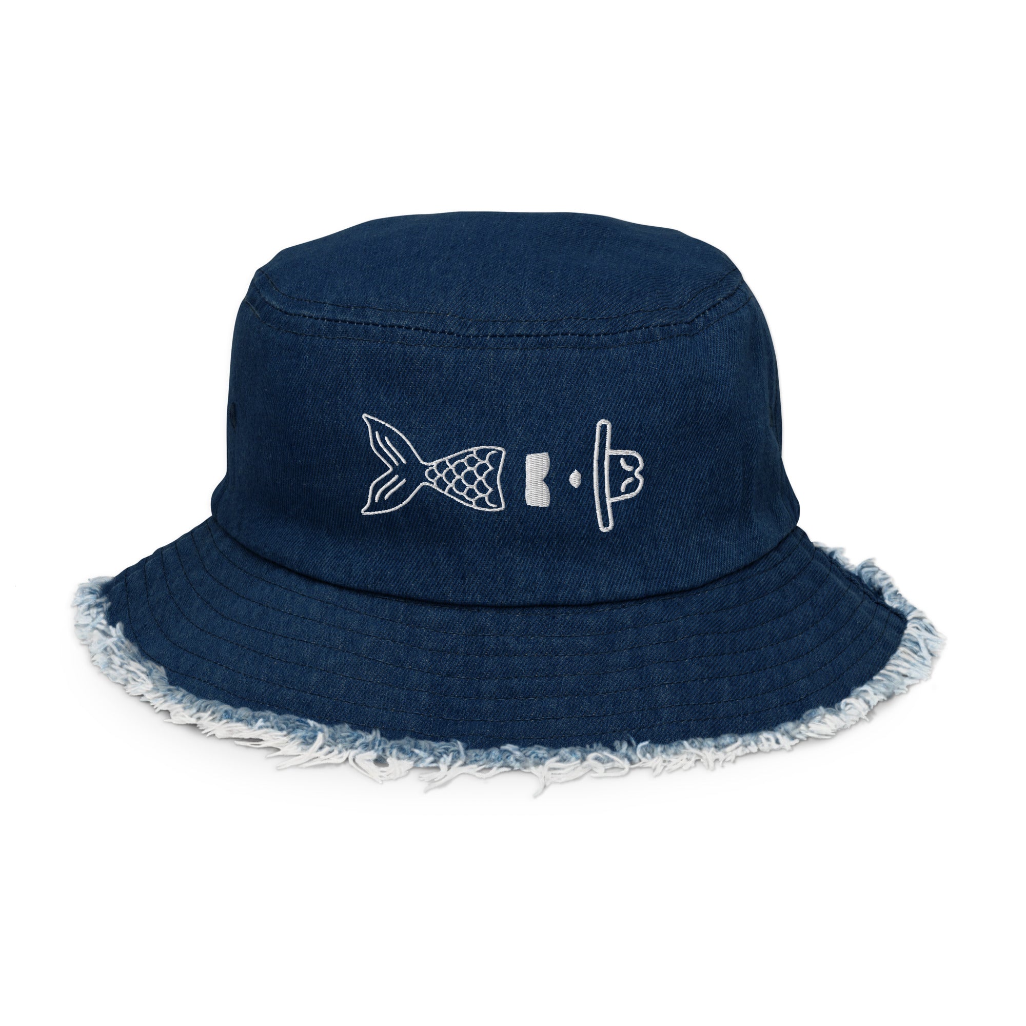 Distressed denim bucket hat – the.cowgirlmermaid