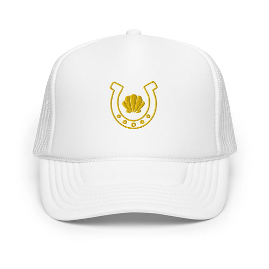 Horseshoe Seashell trucker hat