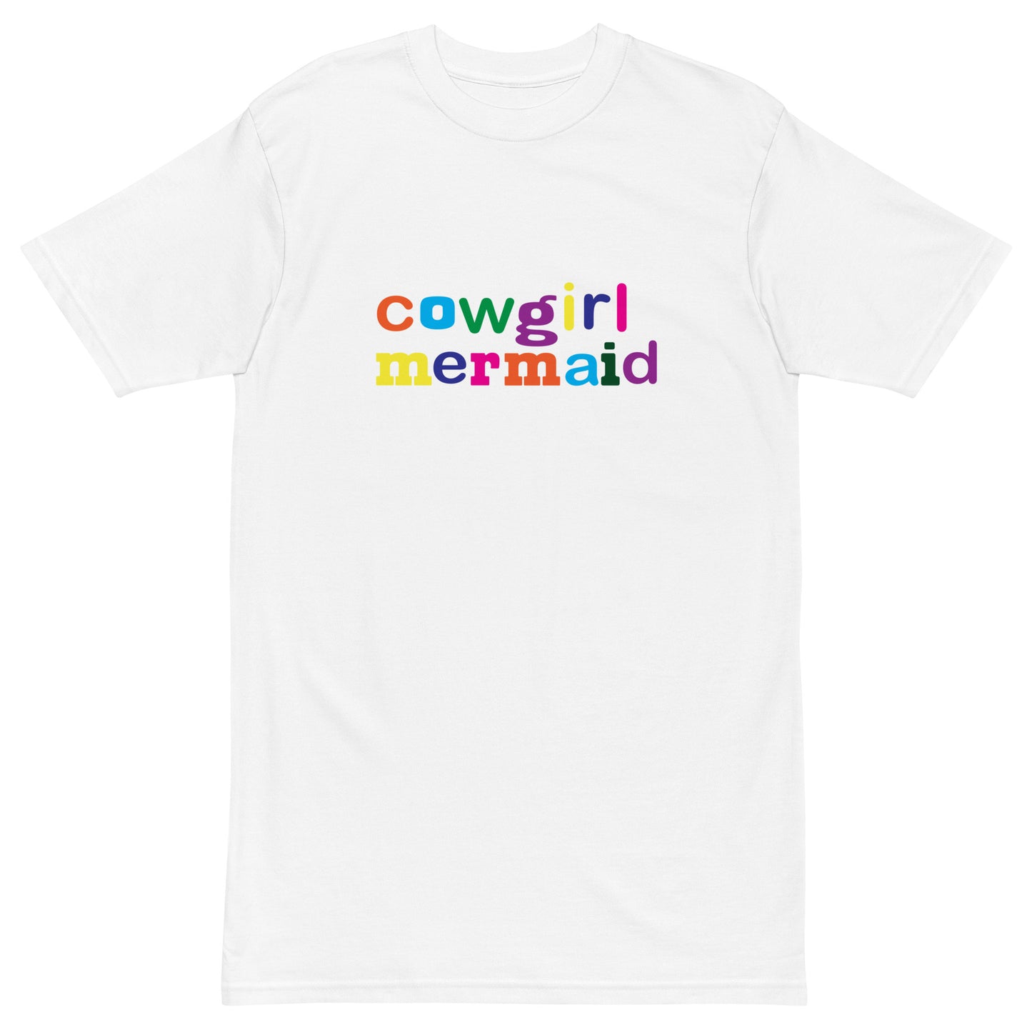 Cowgirl Mermaid Unisex heavyweight tee