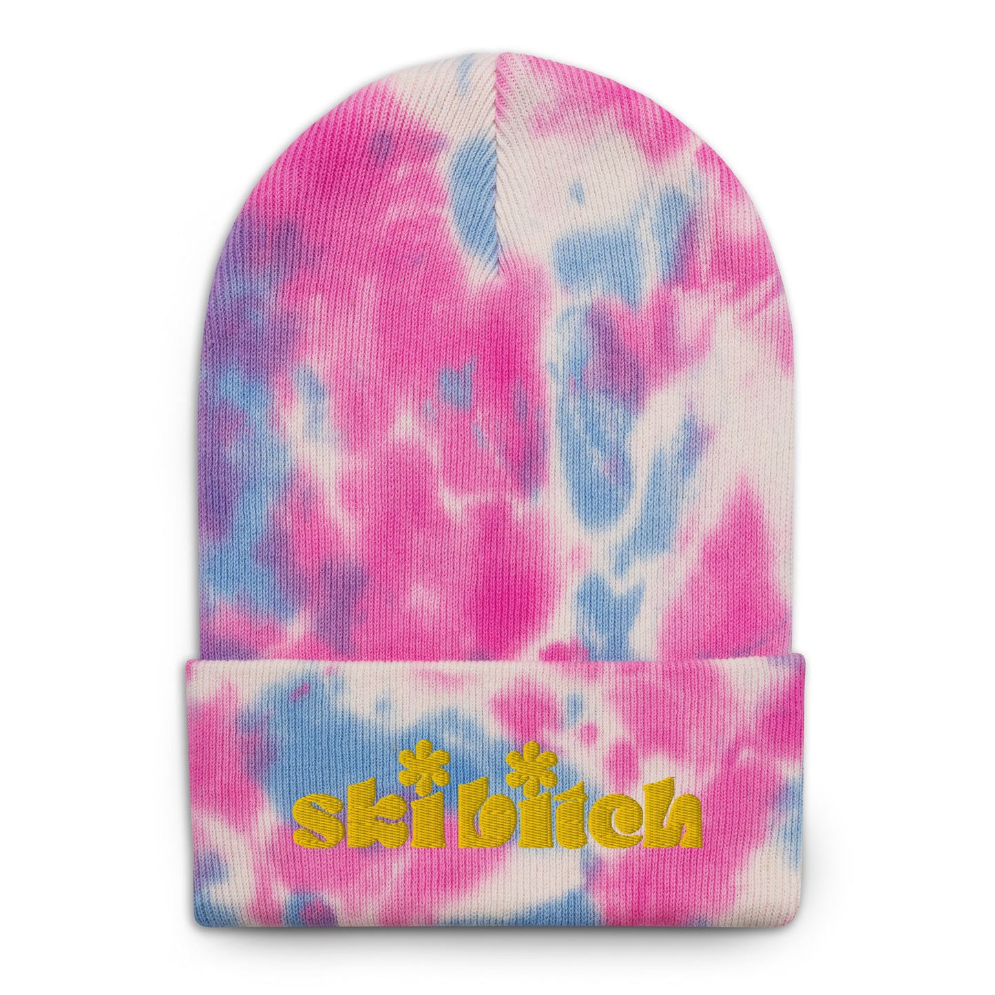 Ski B*tch Tie-dye beanie