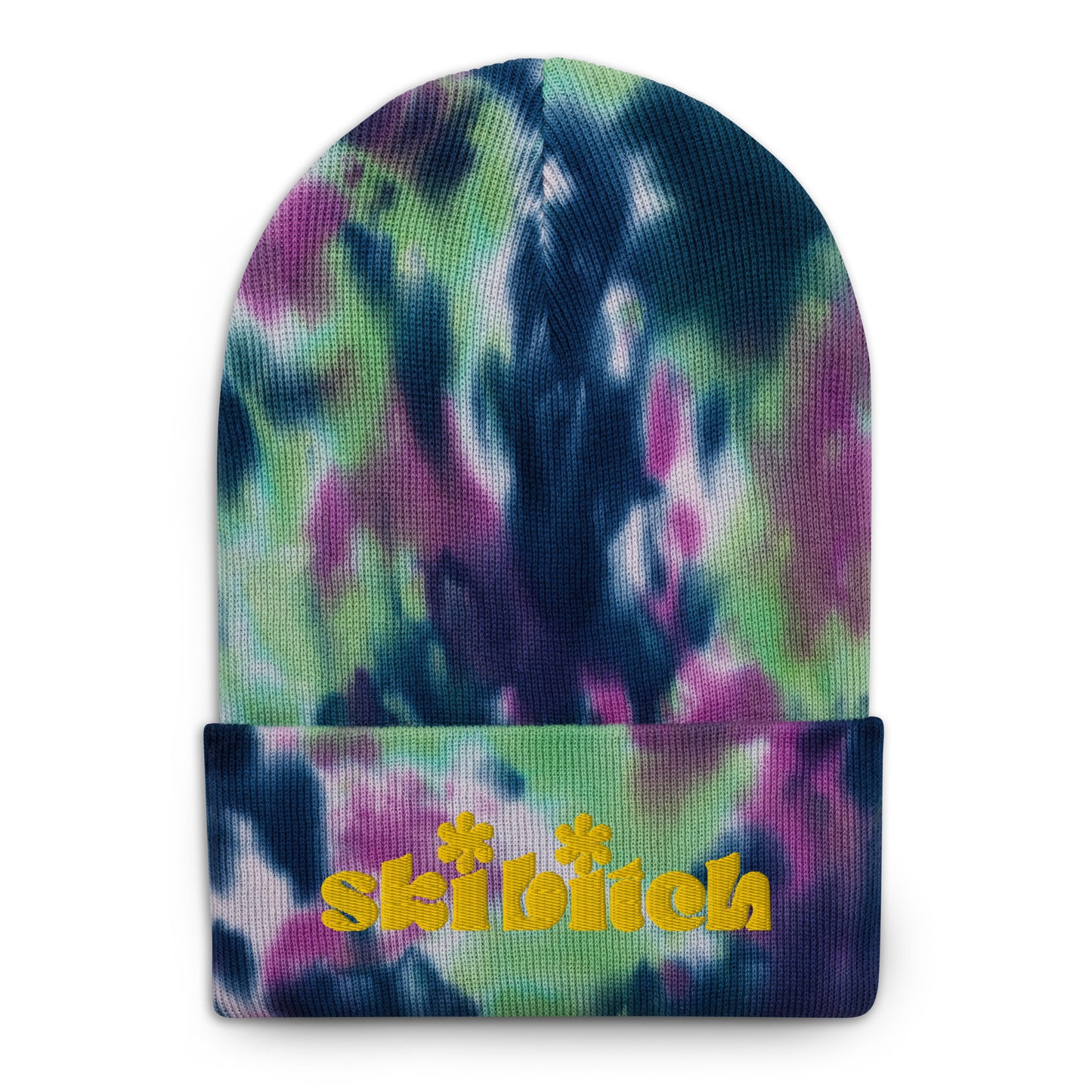 Ski B*tch Tie-dye beanie