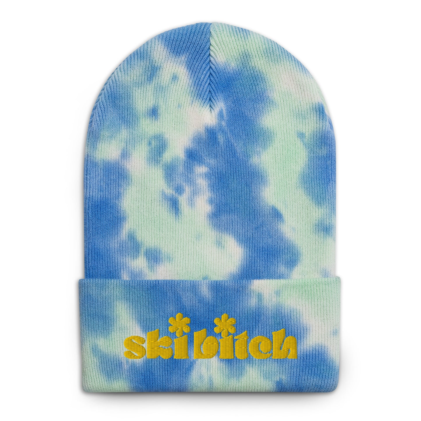 Ski B*tch Tie-dye beanie