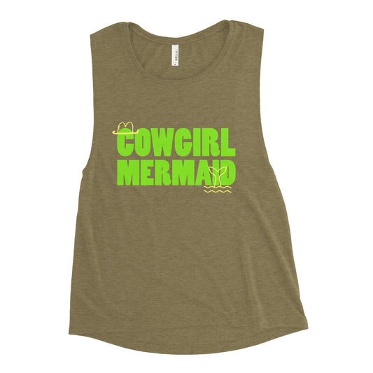 Cowgirl Mermaid Muscle Tank