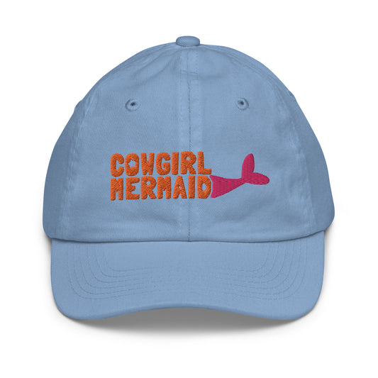 KIDS Cowgirl Mermaid baseball cap